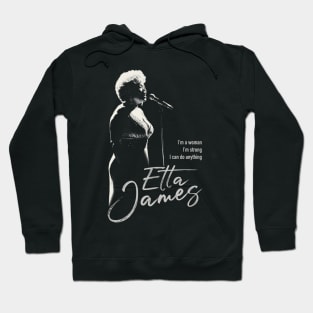 Etta James silhouette Hoodie